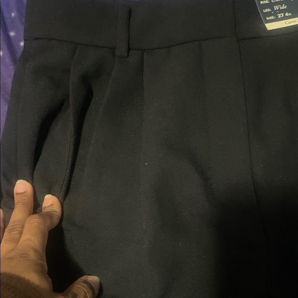 Abercrombie & Fitch Black Wide Leg Pants - image 5